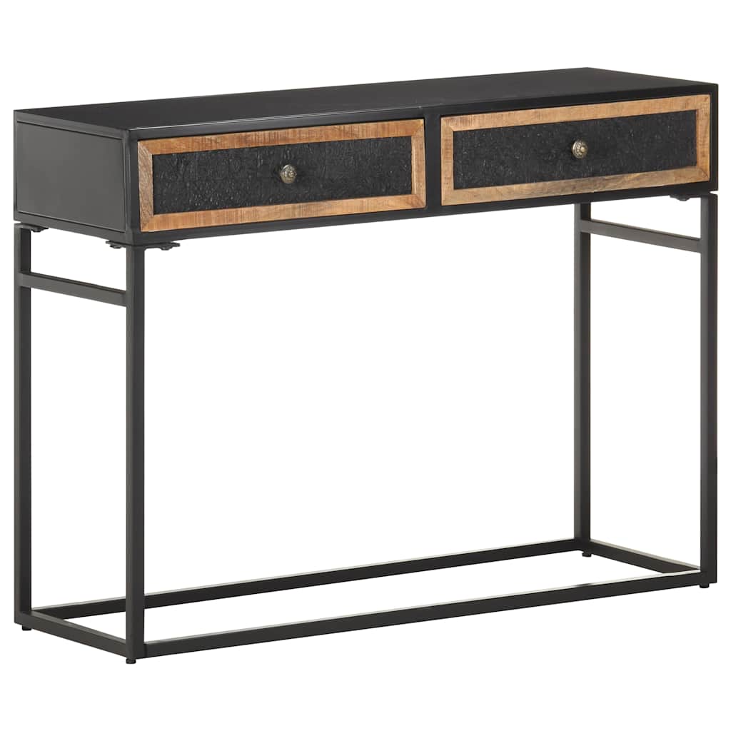 323151 vidaXL Console Table 100x35x75 cm Solid Mango Wood 1