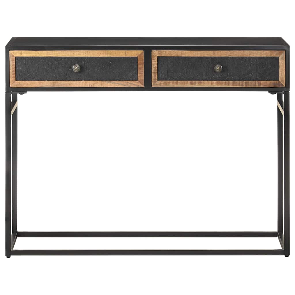 323151 vidaXL Console Table 100x35x75 cm Solid Mango Wood 2