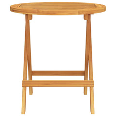 vidaXL Bistro Table | Natural wood | Solid acacia wood | Small | Folding 3