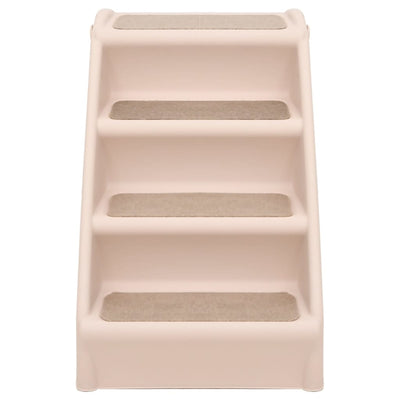 Folding Dog Stairs Cream 62x40x49.5 cm