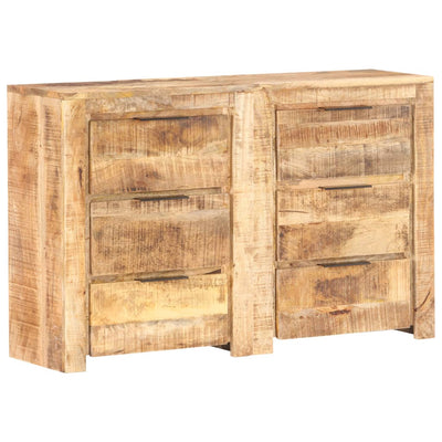 Drawer Cabinet 118x33x75 cm Solid Mango Wood