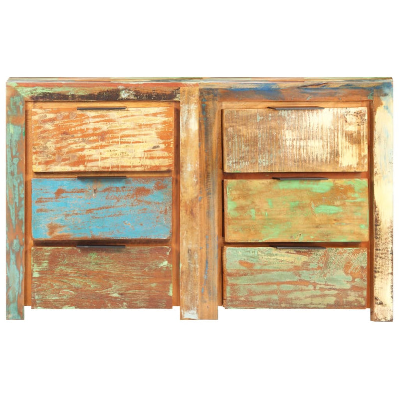 Drawer Cabinet 118x33x75 cm Solid Reclaimed Wood