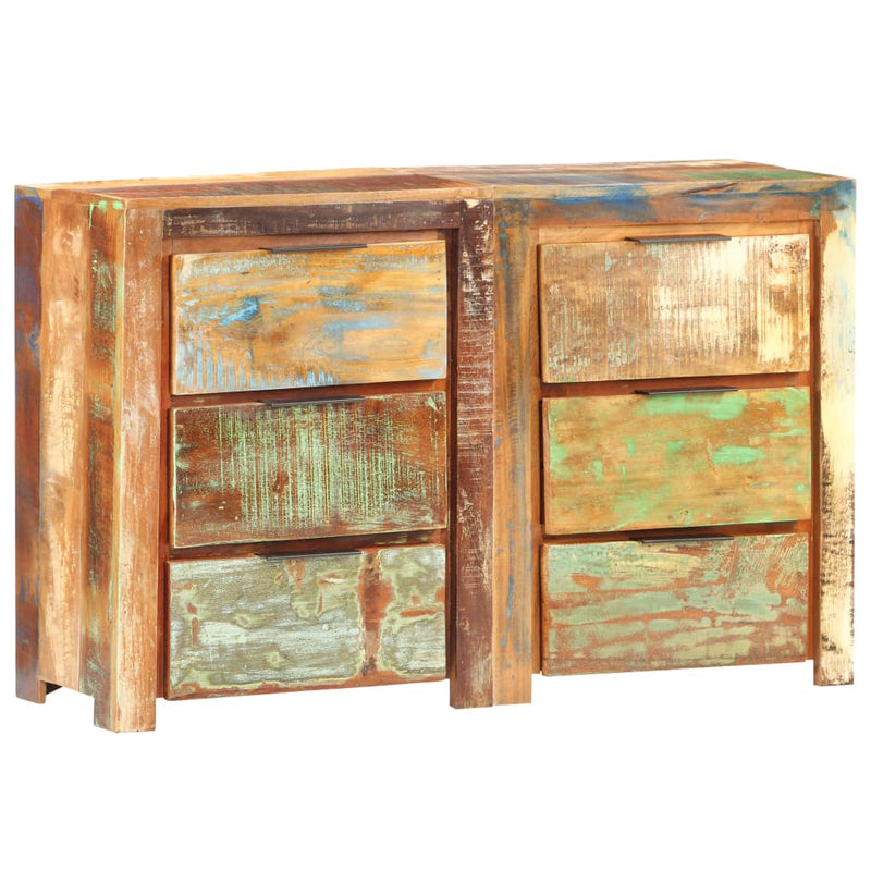 Drawer Cabinet 118x33x75 cm Solid Reclaimed Wood