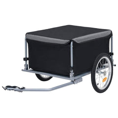 Bike Trailer 65 kg Black and grey