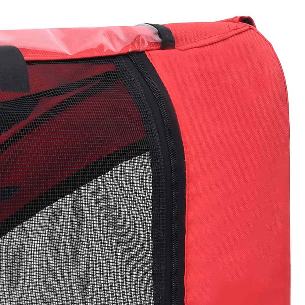 Pet Bike Trailer Red and black