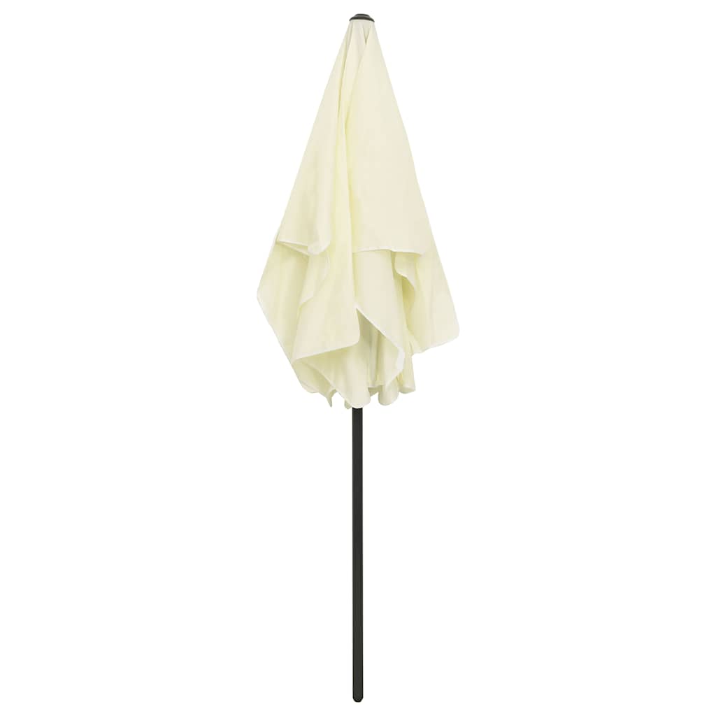 vidaXL Beach Parasol | Sand Yellow | Polyester | 180x120 cm | Tiltable 5