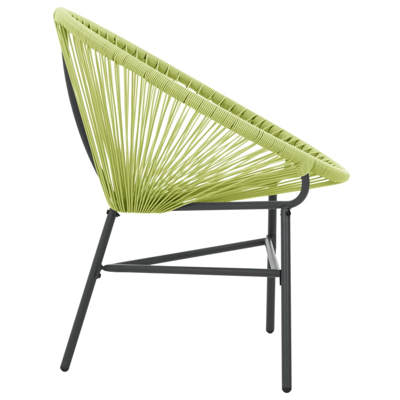 Garden Acapulco Chair Poly Rattan Green