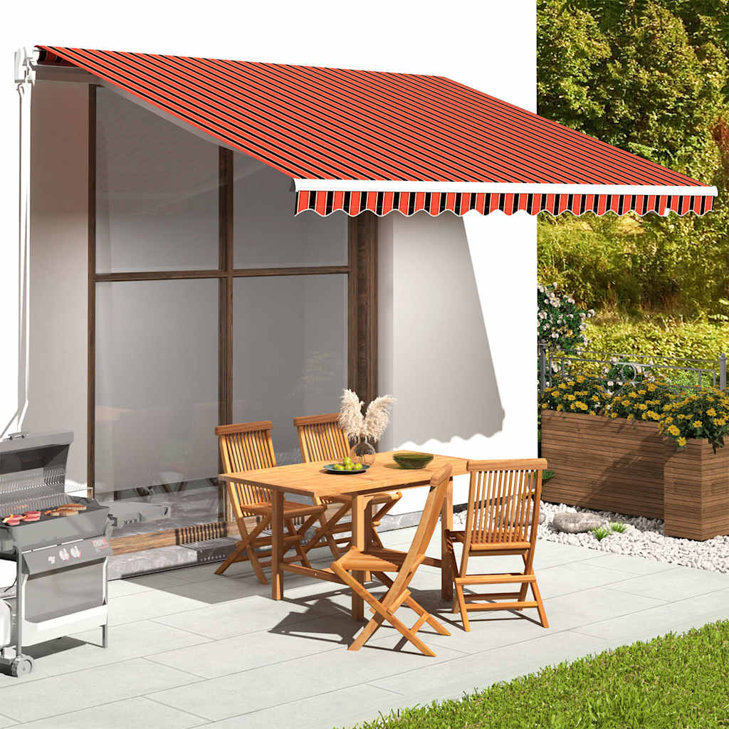 vidaXL Awning Replacement Fabric 400x350 cm Polyester Drop 3.5 m Width 4 m