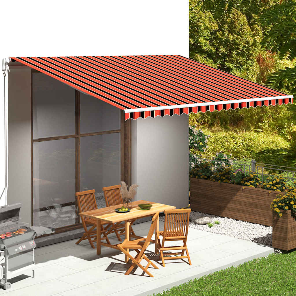 vidaXL Awning Replacement Fabric 500x350 cm Polyester Drop 3.5 m Width 5 m