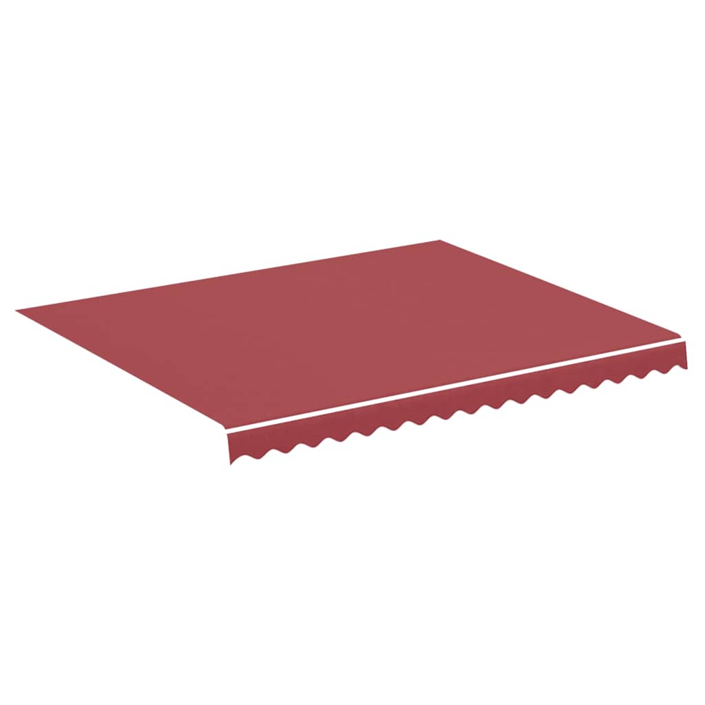 vidaXL Awning Replacement Fabric Burgundy Red 300x250 cm Polyester 2