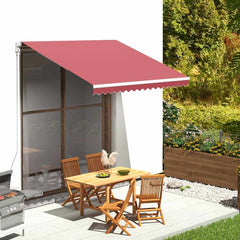 vidaXL Awning Replacement Fabric Burgundy Red 300x250 cm Polyester 1