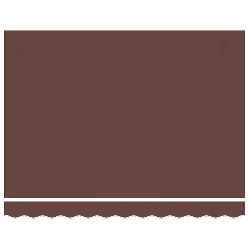 vidaXL Awning Replacement Fabric Brown 300x250 cm Polyester 4