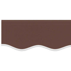 vidaXL Awning Replacement Fabric Brown 400x300 cm Polyester 5
