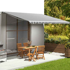 vidaXL Awning Replacement Fabric 500x350 cm Polyester Drop 3.5 m Width 5 m