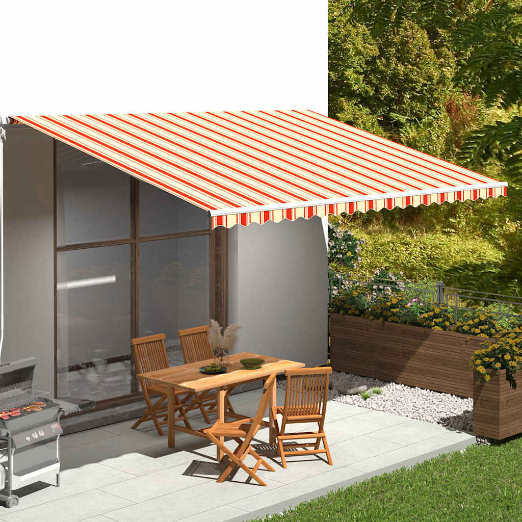 vidaXL Awning Replacement Fabric 500x350 cm Polyester Drop 3.5 m Width 5 m