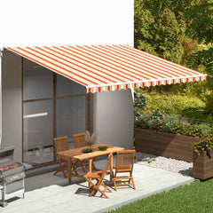 vidaXL Awning Replacement Fabric 500x350 cm Polyester Drop 3.5 m Width 5 m