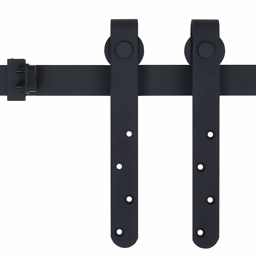 vidaXL Mini Sliding Cabinet Door Kit Carbon Steel 183 cm 3