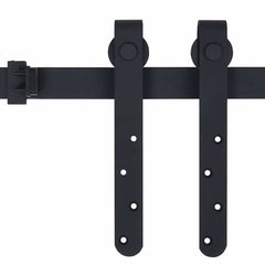 vidaXL Mini Sliding Cabinet Door Kit Carbon Steel 183 cm 3