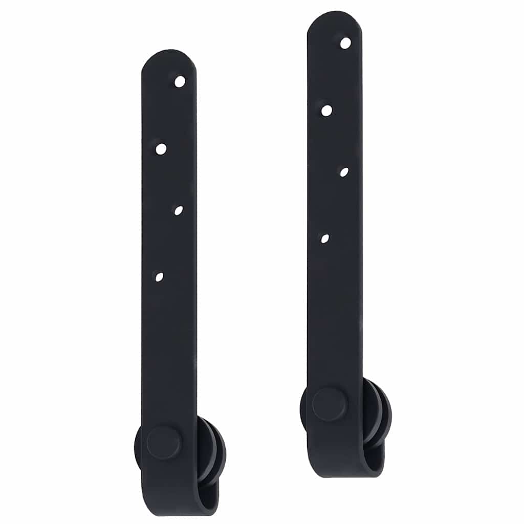 vidaXL Mini Sliding Cabinet Door Kit Carbon Steel 183 cm 4
