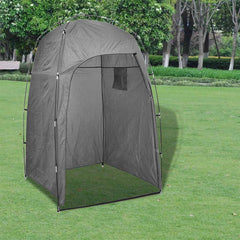 vidaXL Shower WC Changing Tent Grey 1