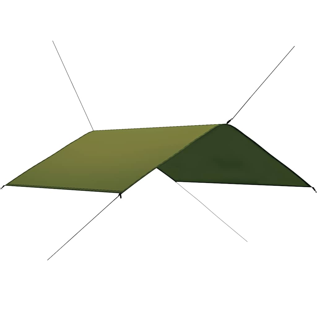 vidaXL Outdoor Tarp 4x4 m Green 2