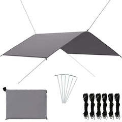 vidaXL Outdoor Tarp 4x4 m Grey 1