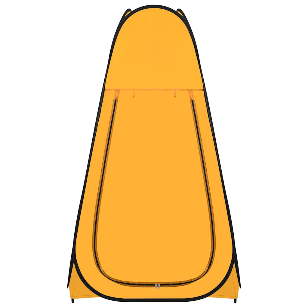 vidaXL Pop Up Shower Tent Yellow 3