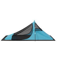 vidaXL Camping Tent 317x240x100 cm Blue 6