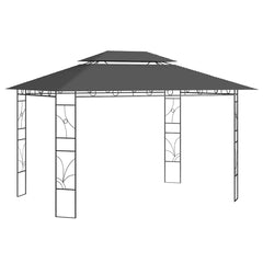 Gazebo 4x3x2,7 m 160 g/m² Anthracite