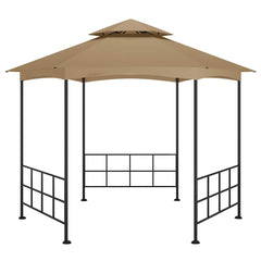 Gazebo with Sidewalls 3,1x2,7 m Taupe