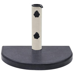 vidaXL Umbrella Base | Black | Granite base, Stainless steel tube | Compact 2