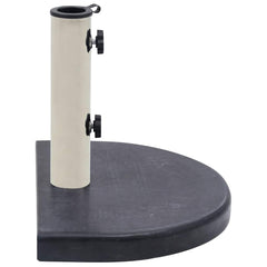 vidaXL Umbrella Base | Black | Granite base, Stainless steel tube | Compact 3