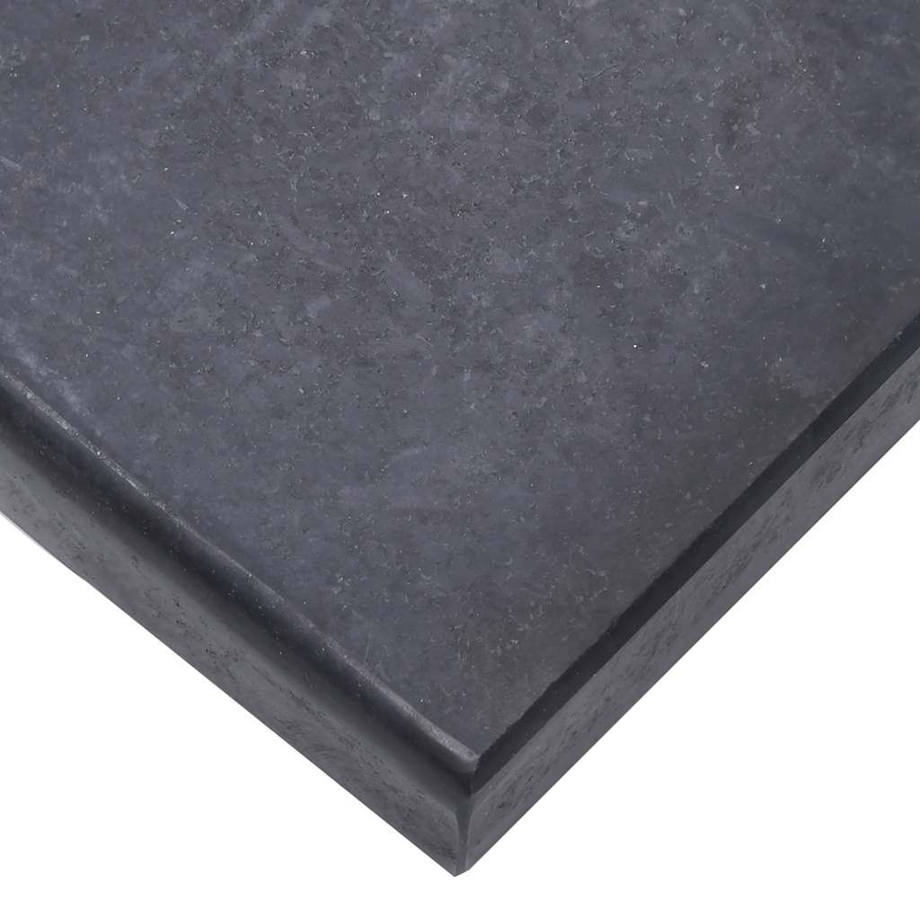 vidaXL Umbrella Base | Black | Granite base, Stainless steel tube | Compact 6