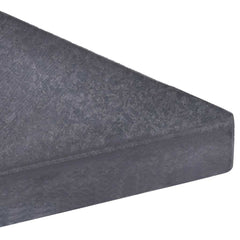 313670 vidaXL Umbrella Weight Plate Black Granite Square 15 kg 4