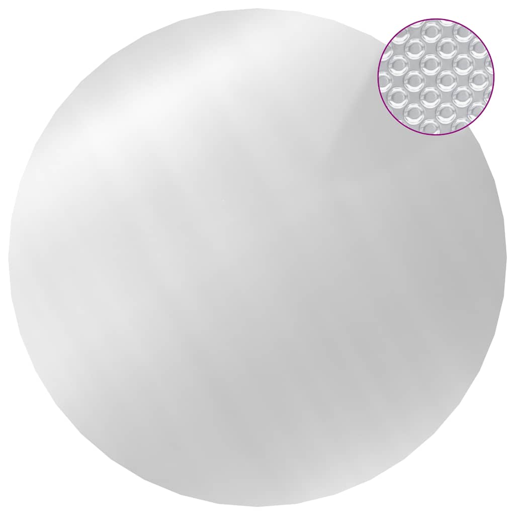 vidaXL Pool Cover Silver 455 cm PE 2