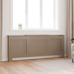 MDF Radiator Cover 78 cm Brown 205 cm 20.5 cm