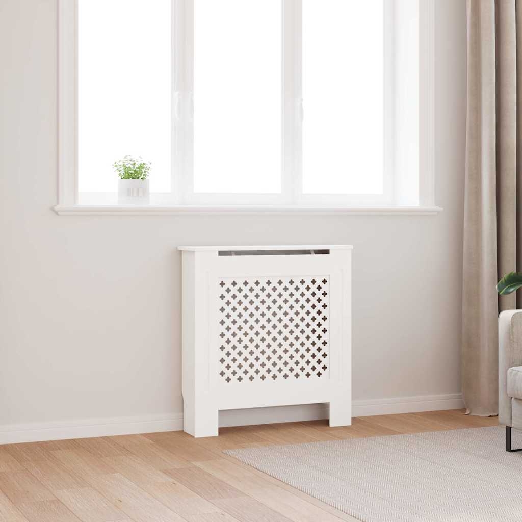 MDF Radiator Cover 78 cm White 78 cm 19 cm