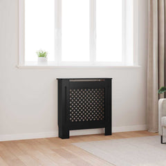 MDF Radiator Cover 78 cm Black 78 cm 19 cm