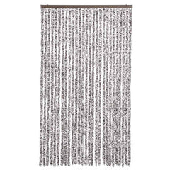 vidaXL Insect Curtain Brown and Beige 118x220 cm Chenille 3