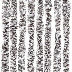 vidaXL Insect Curtain Brown and Beige 118x220 cm Chenille 6