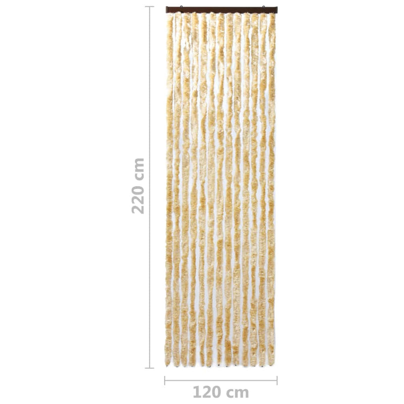 Insect Curtain Beige 120x220 cm Chenille