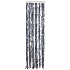vidaXL Insect Curtain Silver 56x200 cm Chenille 3