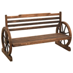 vidaXL Garden Bench 112 cm Solid Firwood 1