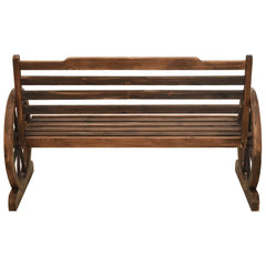 vidaXL Garden Bench 112 cm Solid Firwood 4