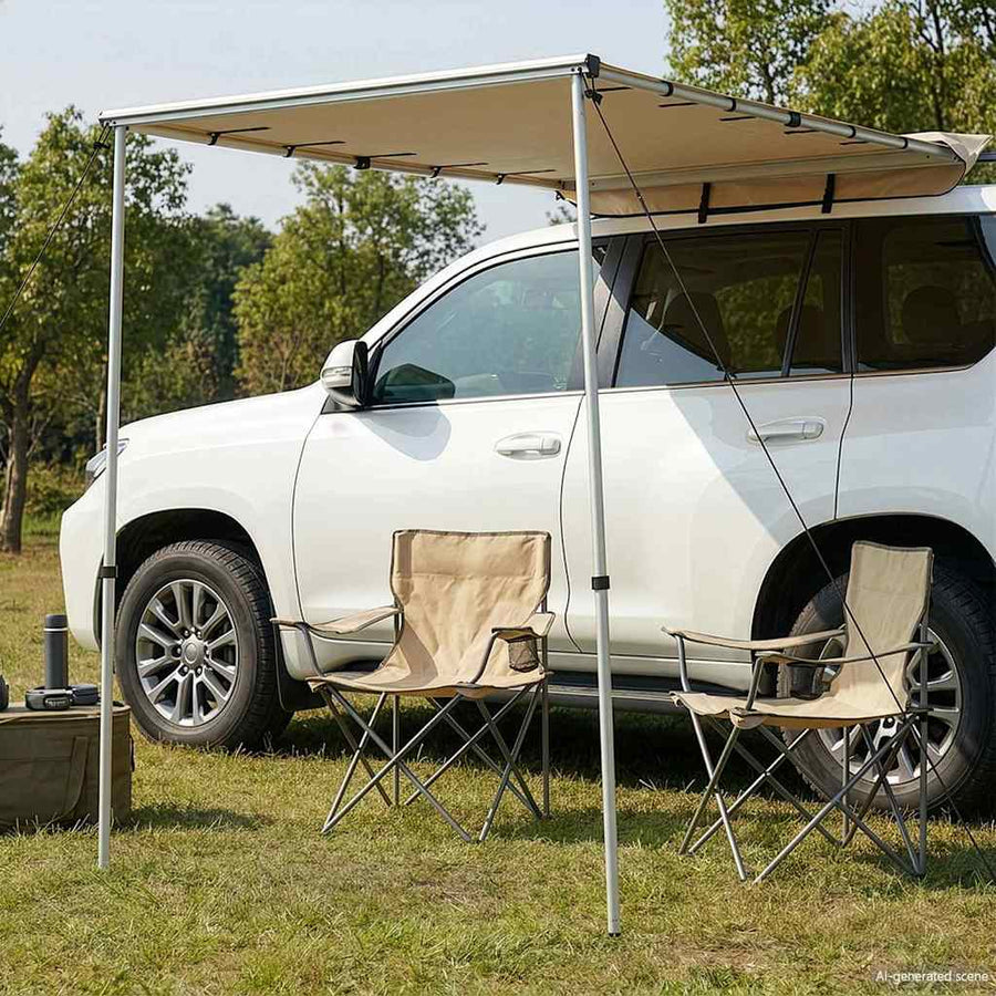 Camper & Caravan Awning Beige 1.2 m 2 m
