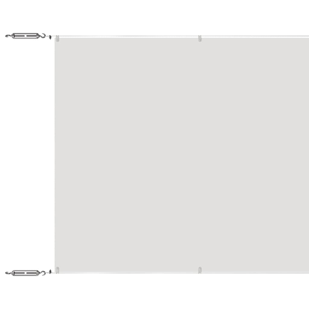 148154 vidaXL Vertical Awning White 60x800 cm Oxford Fabric 2