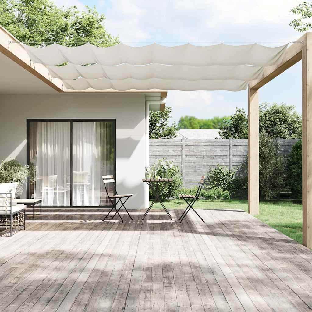 148154 vidaXL Vertical Awning White 60x800 cm Oxford Fabric 1