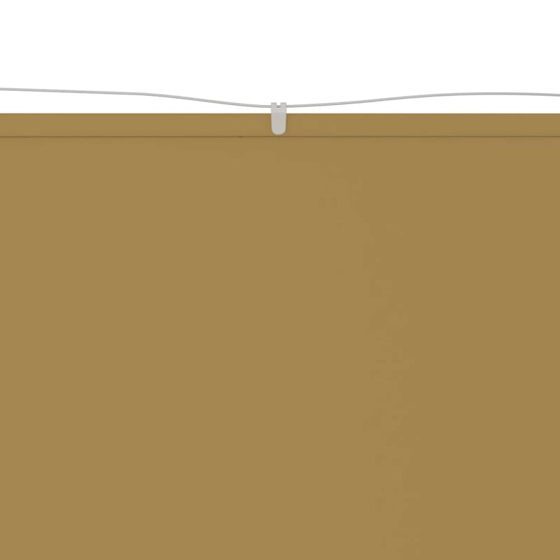 Vertical Awning Beige 60x420 cm Oxford Fabric