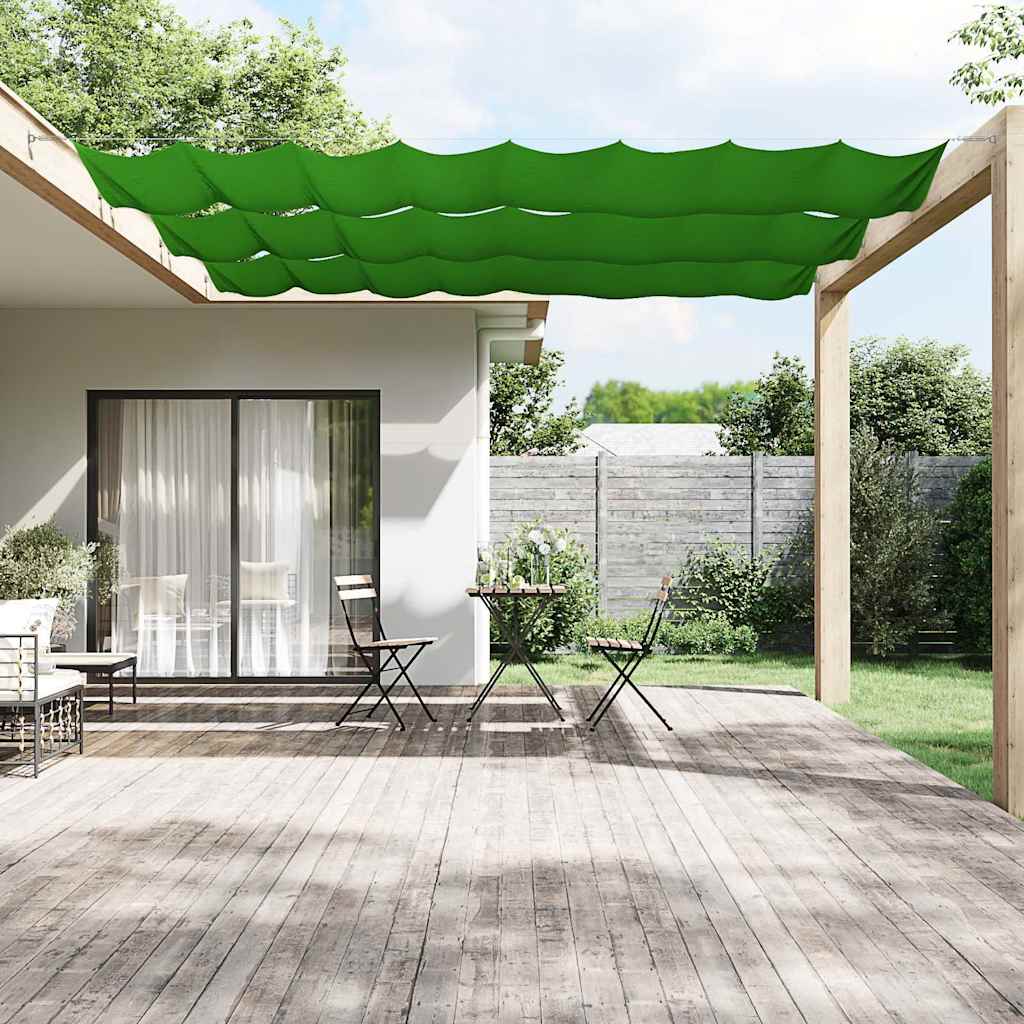 148310 vidaXL Vertical Awning Light Green 100x1200 cm Oxford Fabric 1