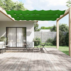 148310 vidaXL Vertical Awning Light Green 100x1200 cm Oxford Fabric 1